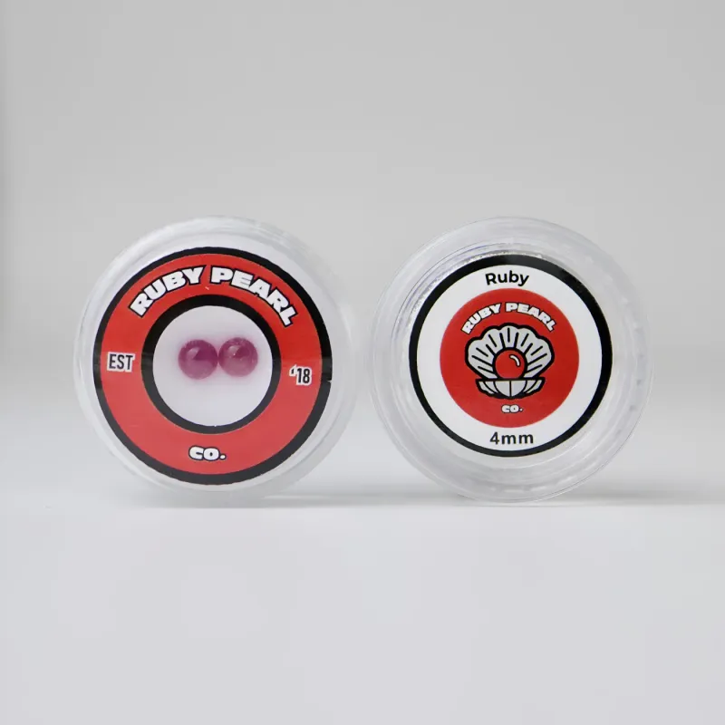 Terp Pearl Pair - 4mm Ruby