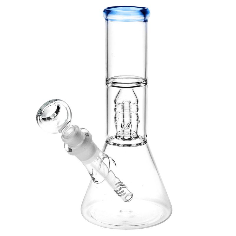 Stacked Showerhead Perc Beaker 8” Colours Vary