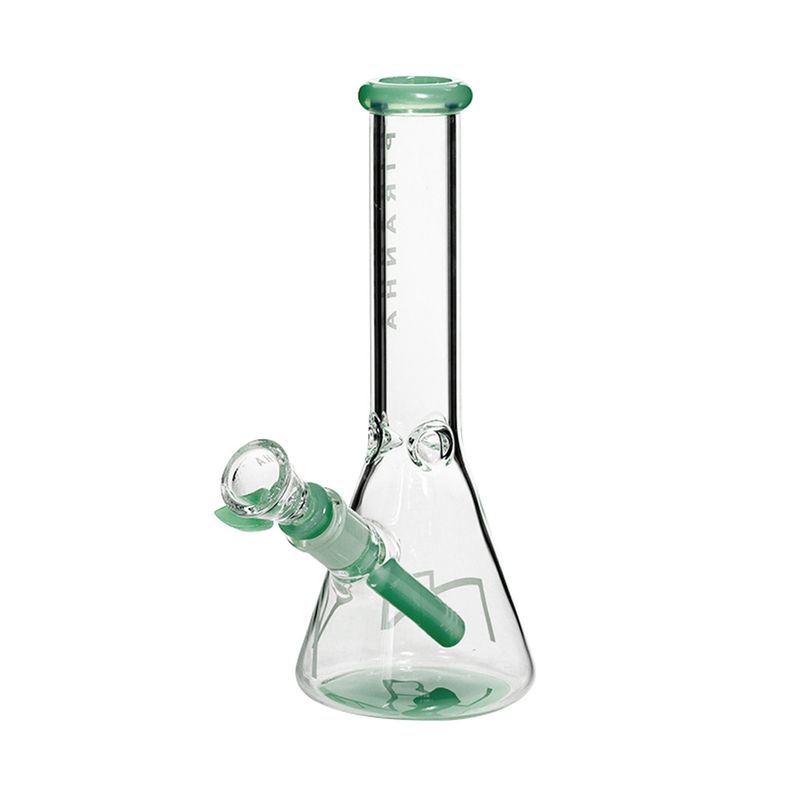 Piranha Glass 10” 7mm Thick Beaker W/Ice Pinch