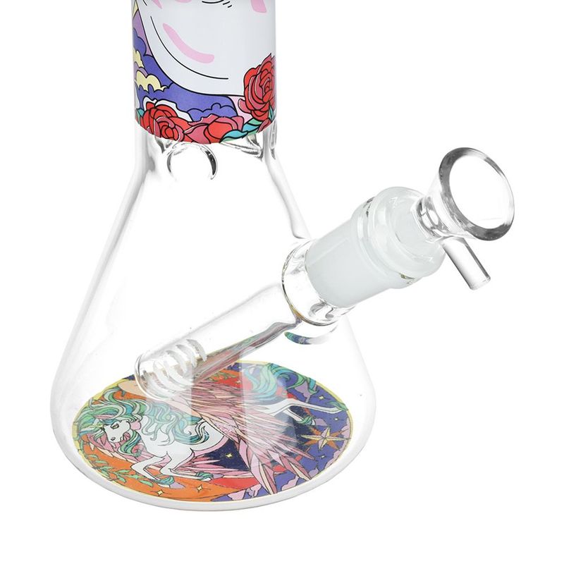 Unicorn Beaker Glass Water Pipe 10” 14mm