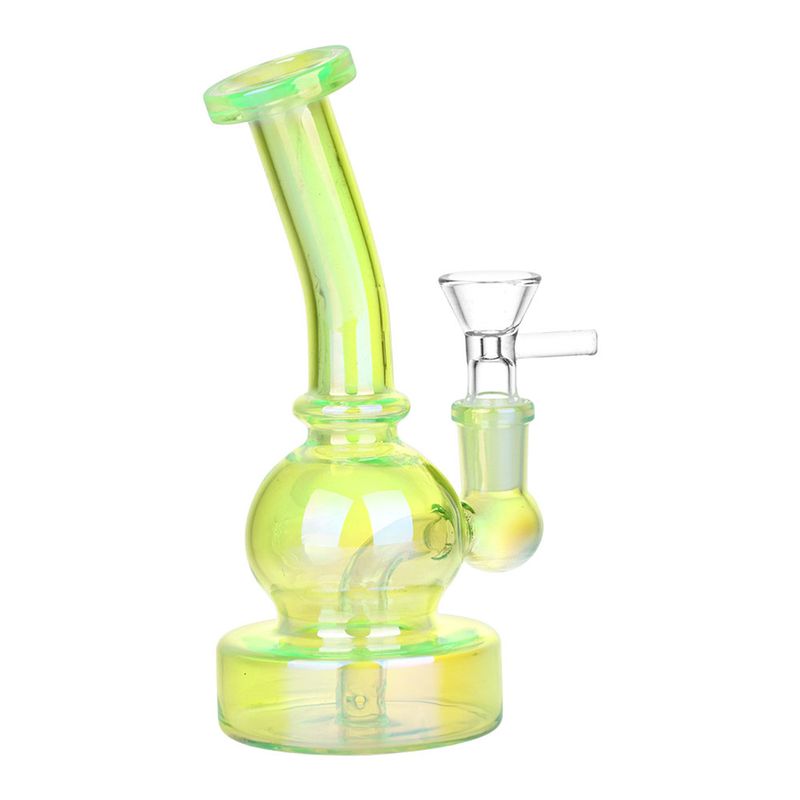 Mini Epiphany Electroplated Glass Water Pipe 6.5” Colours Vary