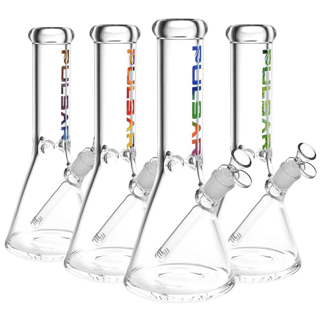 Pulsar Glass 12” Illustrious Beaker - Colours Vary