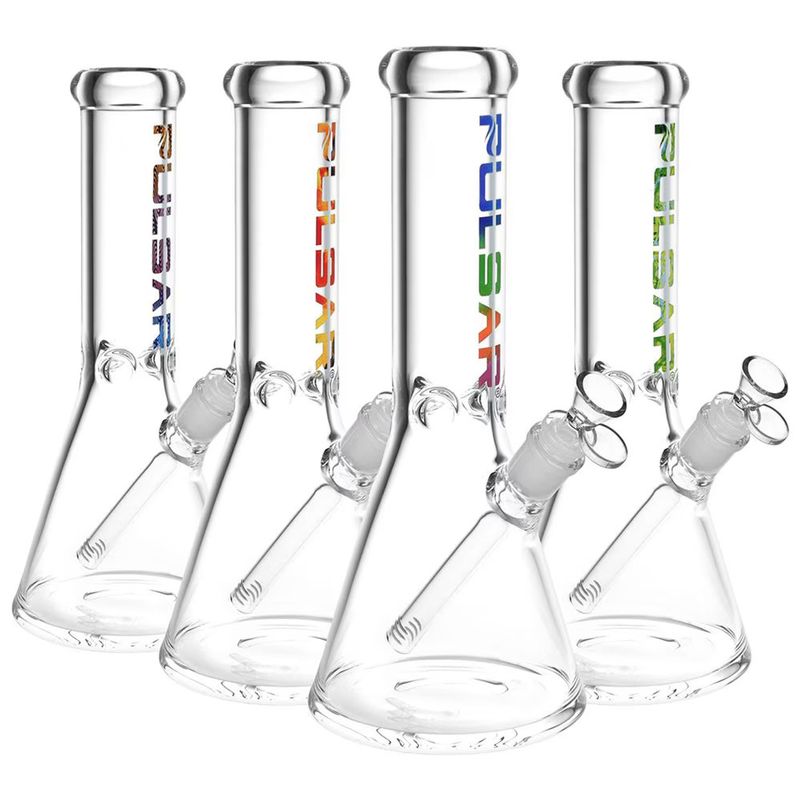 Pulsar Glass 12” Illustrious Beaker - Colours Vary