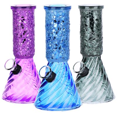 SeshGear Crystalline Mini Beaker 6” Assorted Colours