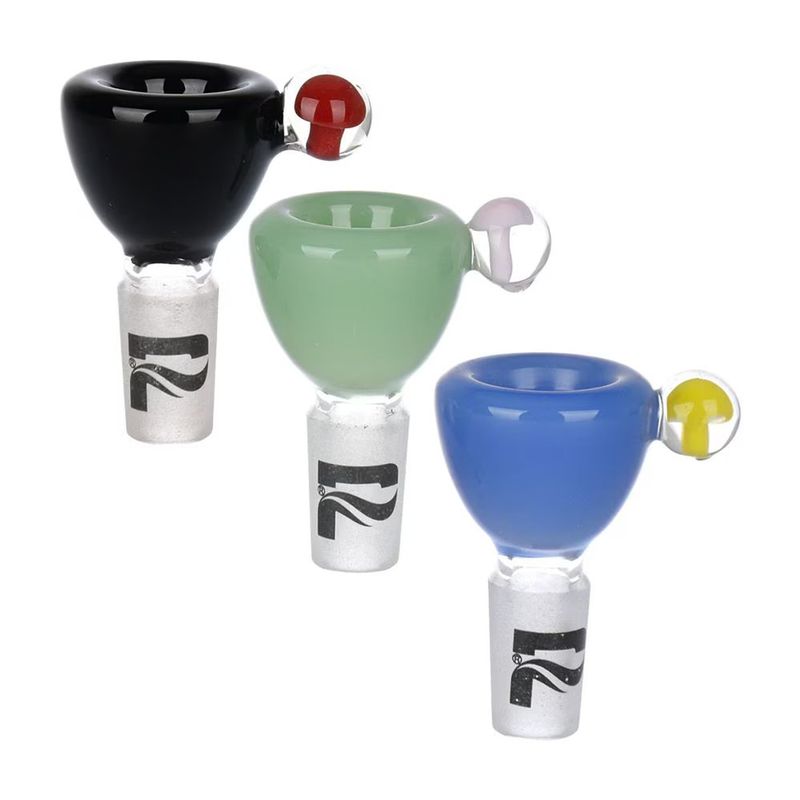 Pulsar Lil Shroom Buddy Herb Slide 14mm Assorted Colours