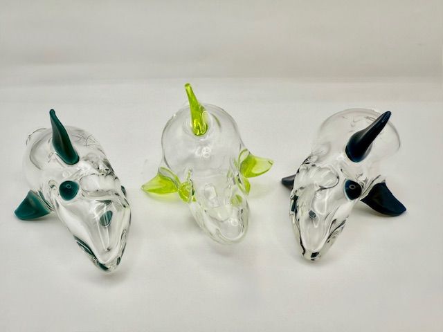 Kahuna Glass Shark Bubble Cap Assorted Colour