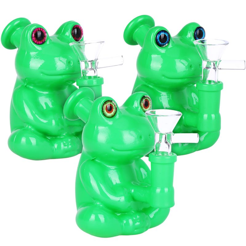 Froggy Glass Water Pipe 4.25”