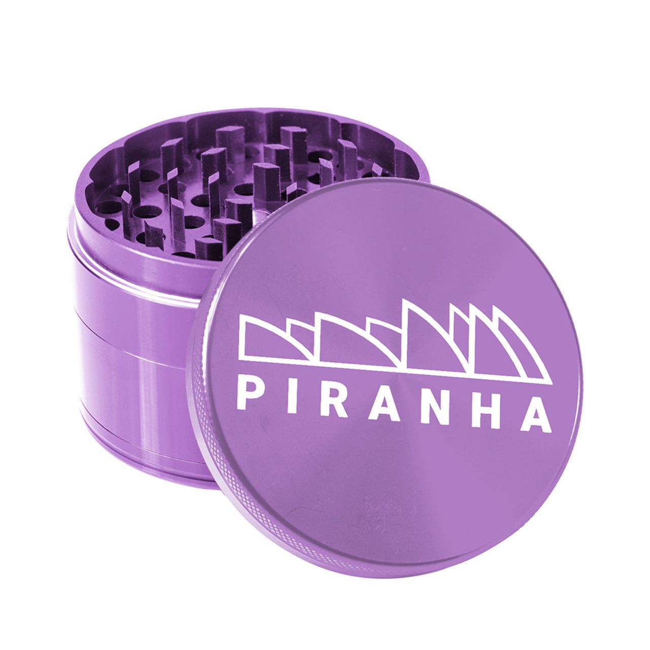 4 -Piece Grinder - Purple - Piranha