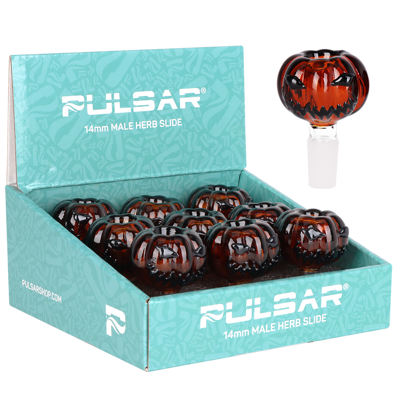 Pulsar Jack-O-Lantern Herb Slide 14mm