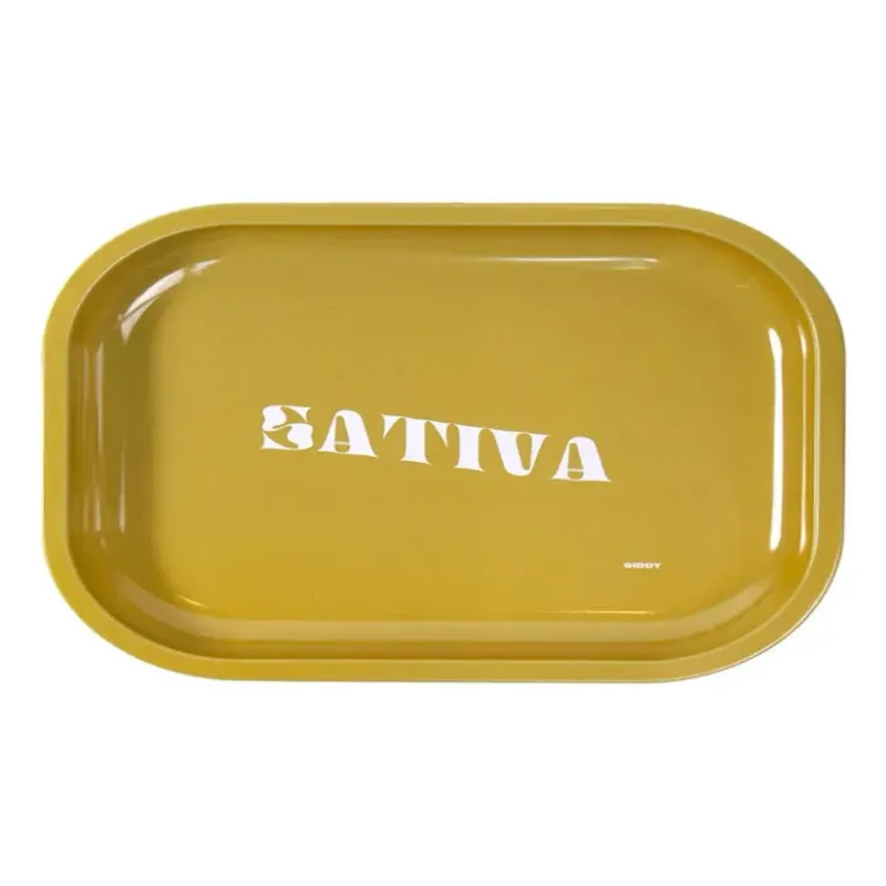 Giddy Small Rolling Trays- Sativa