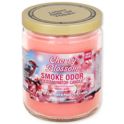 Smoke Odor Candle 13oz - Cherry Blossom