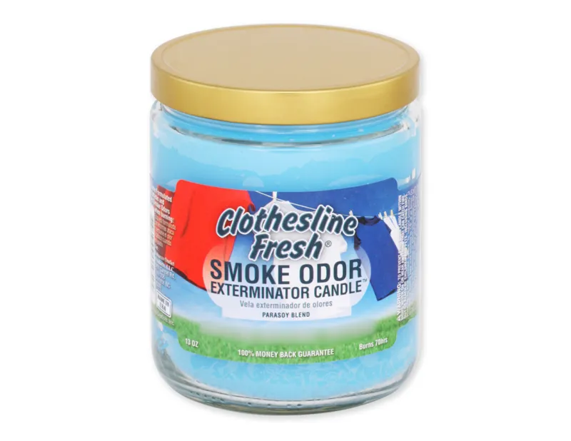 Smoke Odor Candle 13oz - Clothesline Fresh
