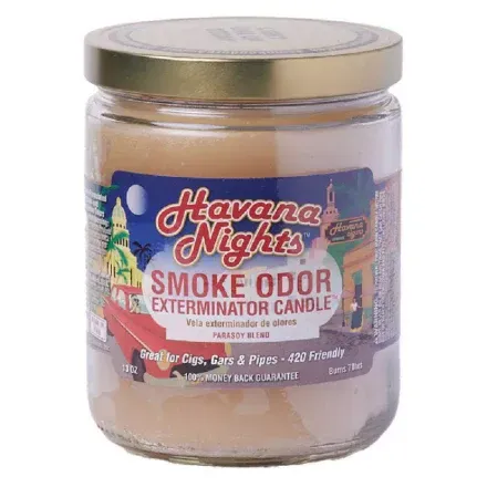 Smoke Odor Candle 13oz Havana Nights