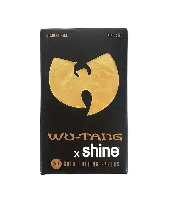 Wu-Tang &amp; Shine 24k Gold King Size Papers 3 Pack 5