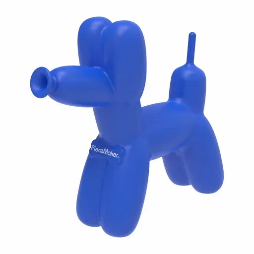 Piece Maker Gear K9 Balloon Dog Bubbler - Blue