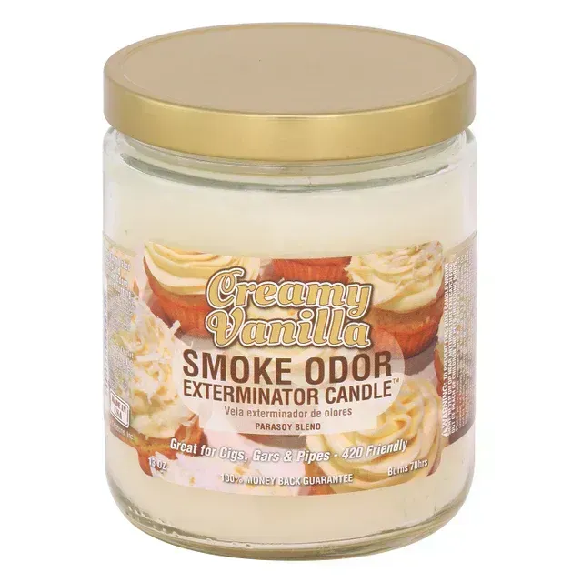 Smoke Odor Candle 13oz - Creamy Vanilla