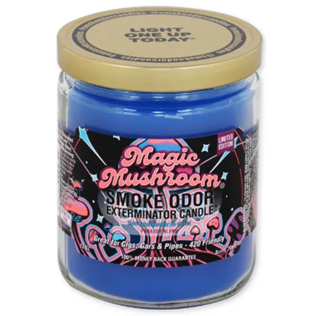 Smoke Odor 13oz Candle - Limited Edition- Magic Mushroom