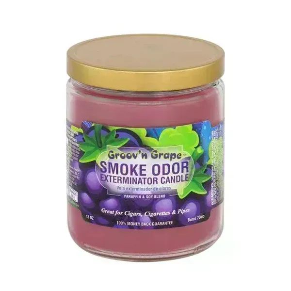 Smoke Odor Candle 13oz - Groov'n Grape