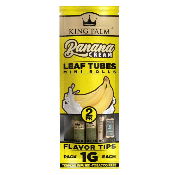 King Palm 1G Pre Roll 2 Pack - Banana Cream