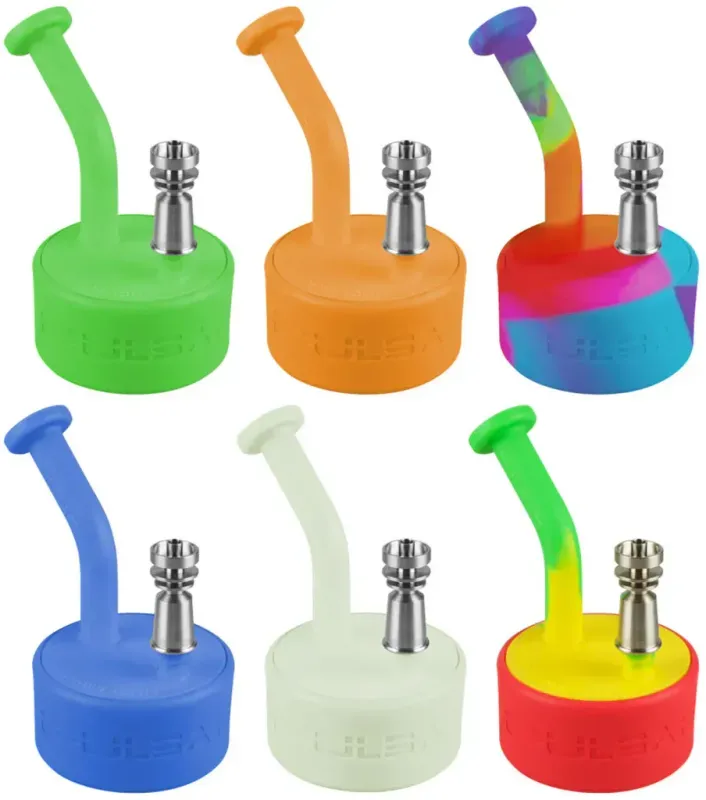 Pulsar RIP Silicone Puck Style Rig W/Titanium Nail