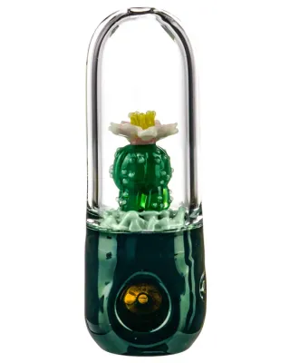 Empire Glassworks Dry Pipe - Peyote Cactus