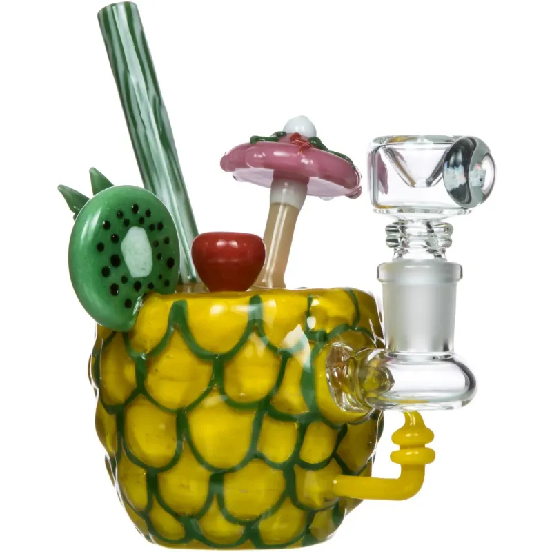 Empire Glassworks 7" Pineapple Paradise Rig