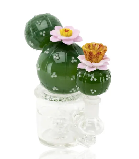 Empire Glassworks Peyote Mini Rig W/14mm Peyote Flower Bowl