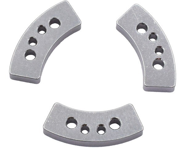 TRX15HSL ALUMINUM HARD ANODIZED LONG SLIPPER CLUTCH PADS 3 - TRAXXAS