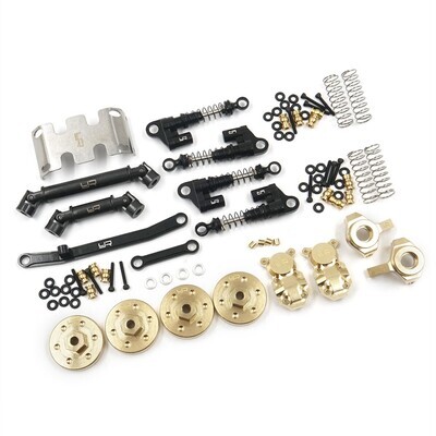 YEA-AXSC-S05 Yeah Racing SCX24 C10/Jeep Metal Upgrade Parts Set (133.7mm Wheelbase)