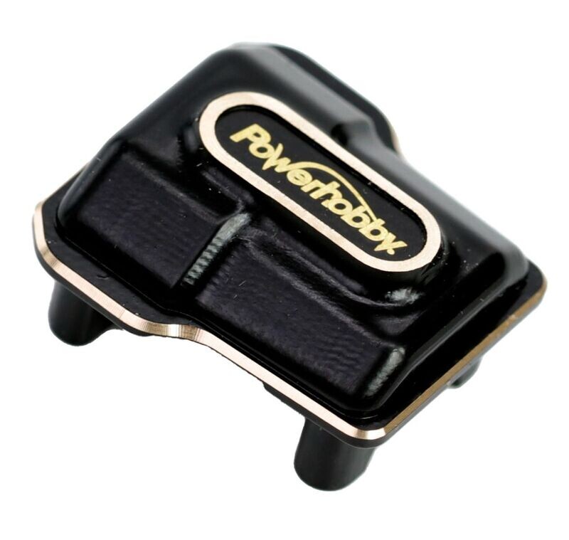 PHBTRX592 Powerhobby Brass Front / Rear Axle Diff Cover 1/18 Traxxas TRX-4M TRX4M