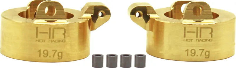 Hot Racing SXTF21XH Extra Heavy Brass Front Steering Knuckle SCX24