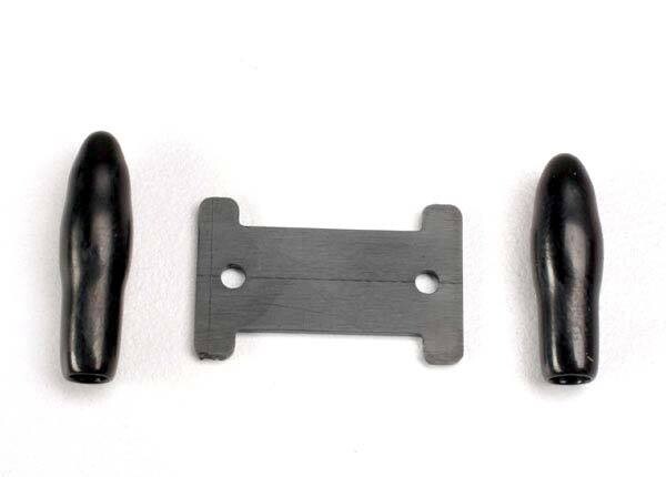 1926 - Antenna caps, vinyl (2)/ antenna spool