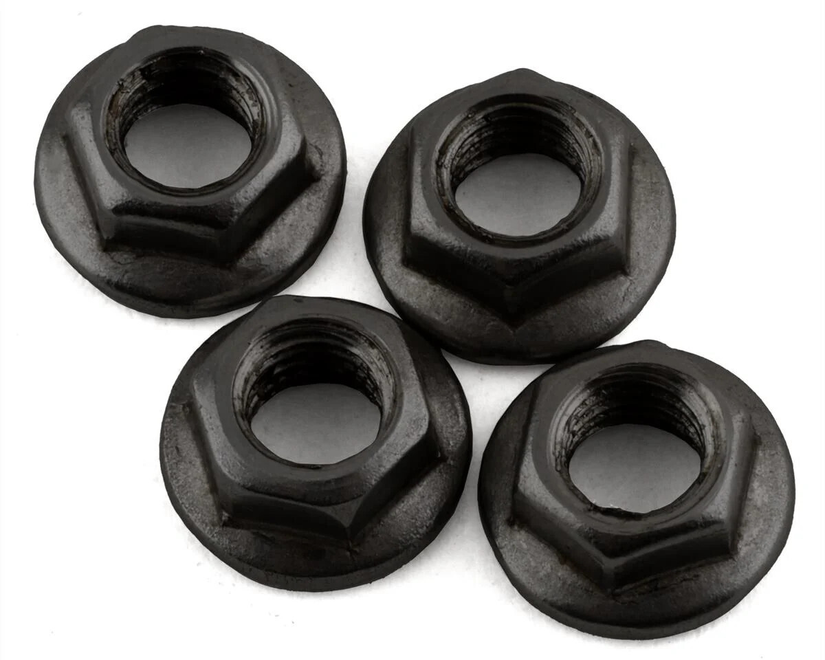 DEN-M4B DS Racing 4x5.5mm Stainless Steel Wheel Nuts (Black) (4)