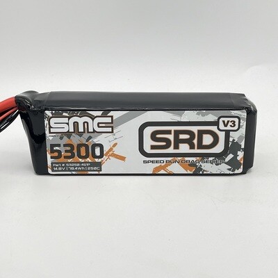 SRD-V3 14.8V-5300mAh-250C Speedrun pack QS8 PLUG