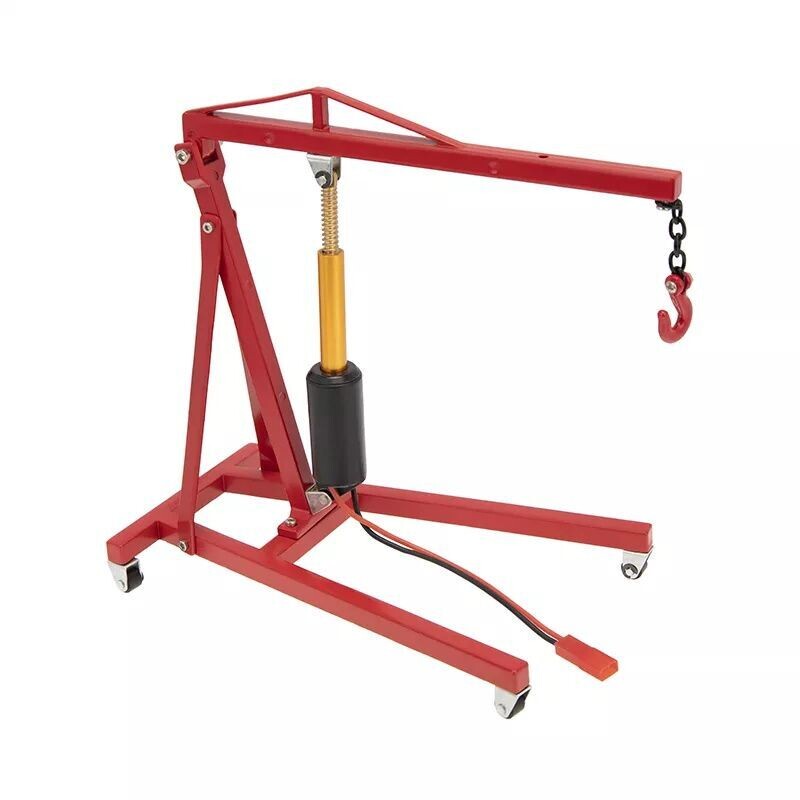 PHB5108 Powerhobby Simulation Garage Series Engine Hoist Shop Crane Hoist Lift Red