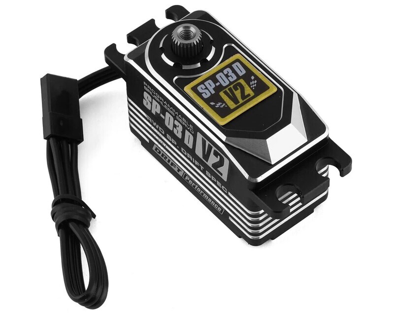 SP-03DV2 Yokomo SP-03 D V2 Programable Brushless Drift Servo (Black) (High Voltage)