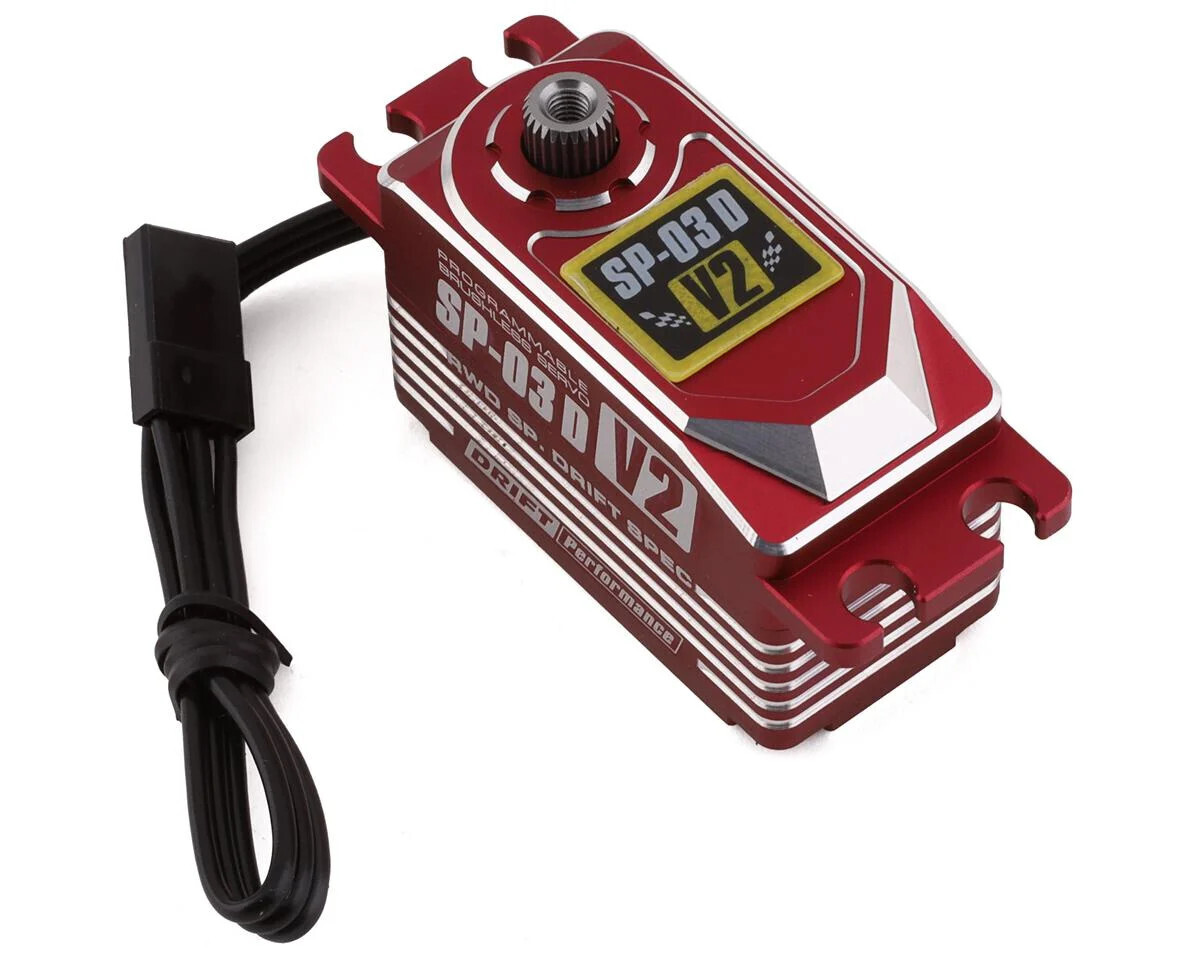 SP-03DV2RA Yokomo SP-03 D V2 Programable Brushless Drift Servo (Red) (High Voltage)
