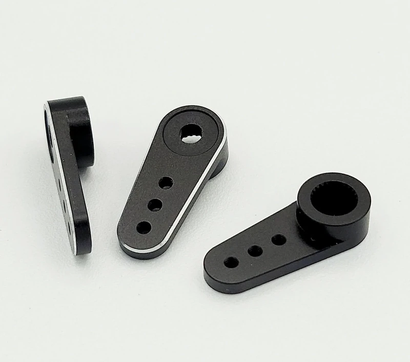 NSD-MHRN3 1/24 ALUMINUM MICRO HORNS 3MM (MICRO 25T SPLINE)