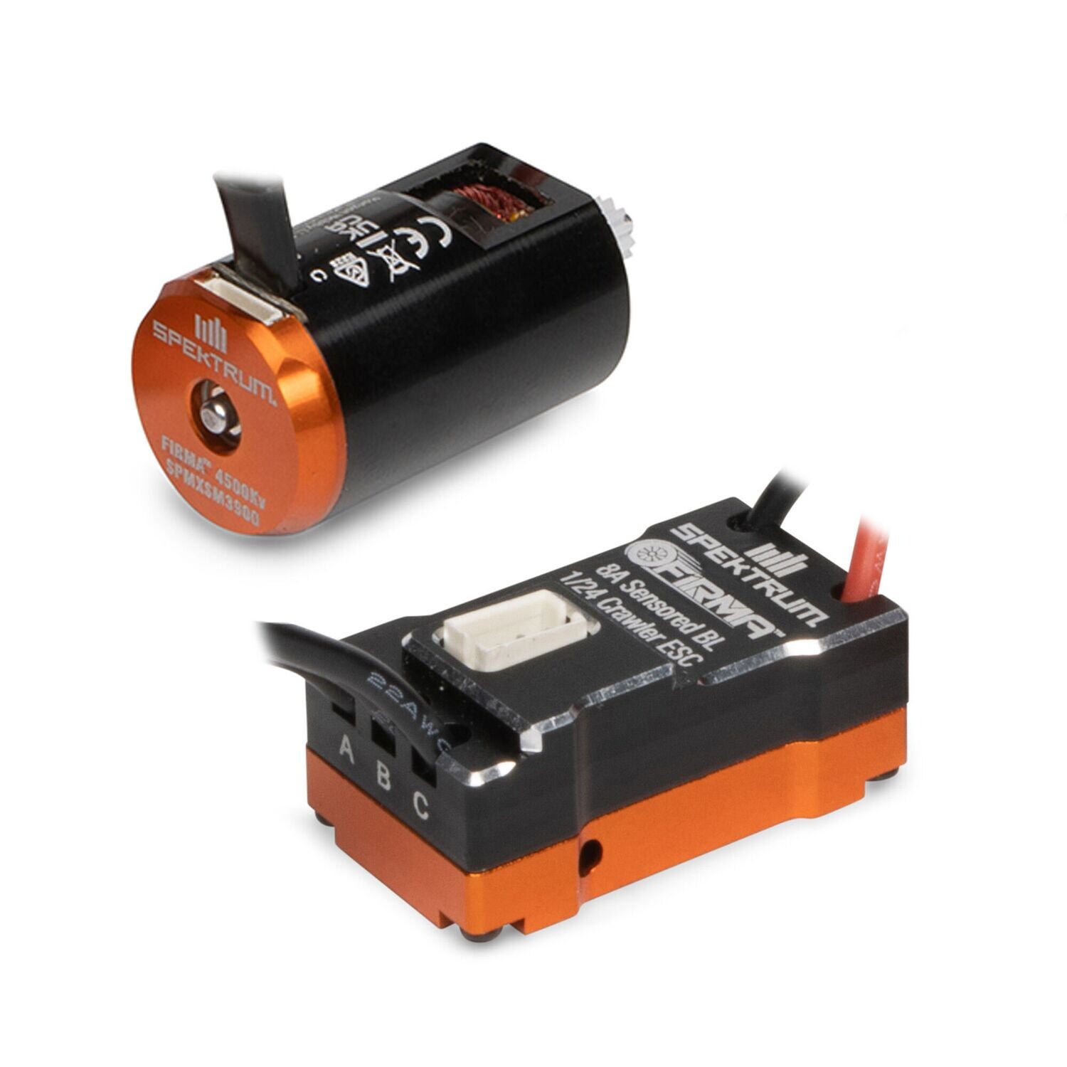 SPMXSEMC18 FIRMA 1/24 ESC/BL Motor Conversion Combo, SCX24