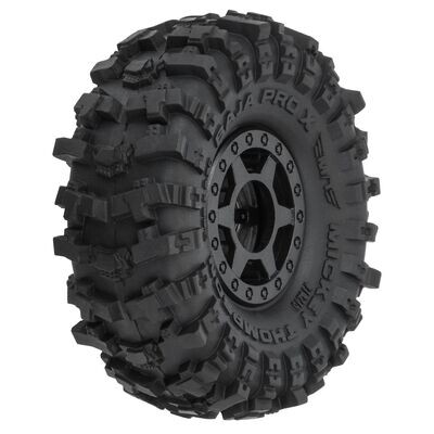 PRO1021510 1/24 MT Baja Pro X F/R 1.0" Tires MTD 7mm Blk (4)