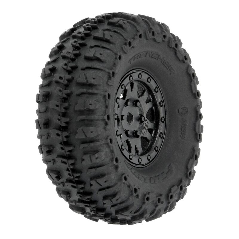 PRO1020910 1/24 Trencher F/R 1.0&quot; Trs MTD 7mm Blk Impulse (4)