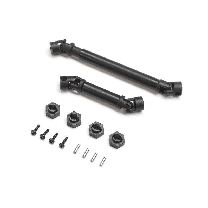 AXI202000 Driveshaft Set, Short &amp; XLong: SCX24