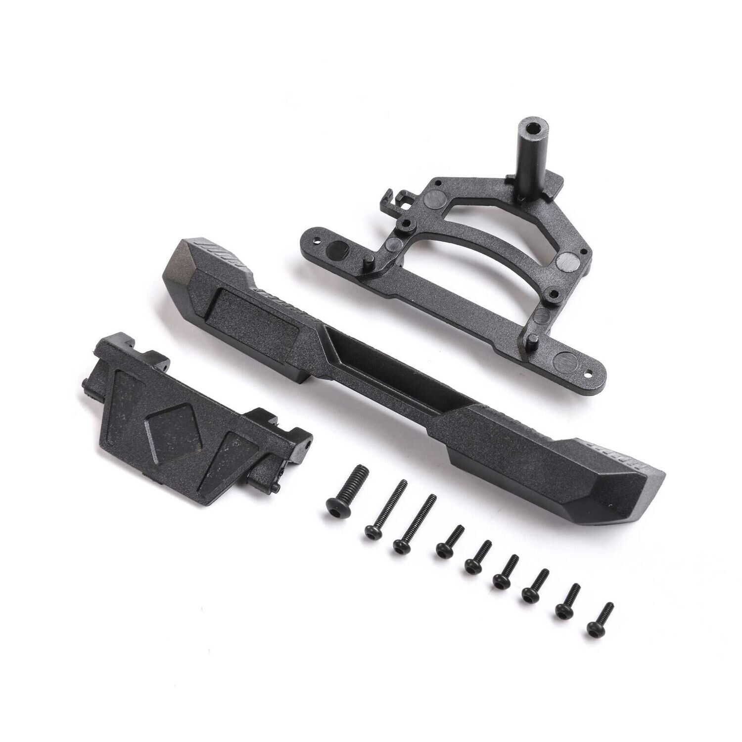 AXI200011  Rear Bumper &amp; Hinge: SCX24 Bronco