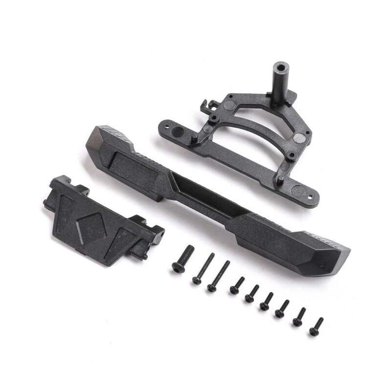 AXI200011  Rear Bumper &amp; Hinge: SCX24 Bronco