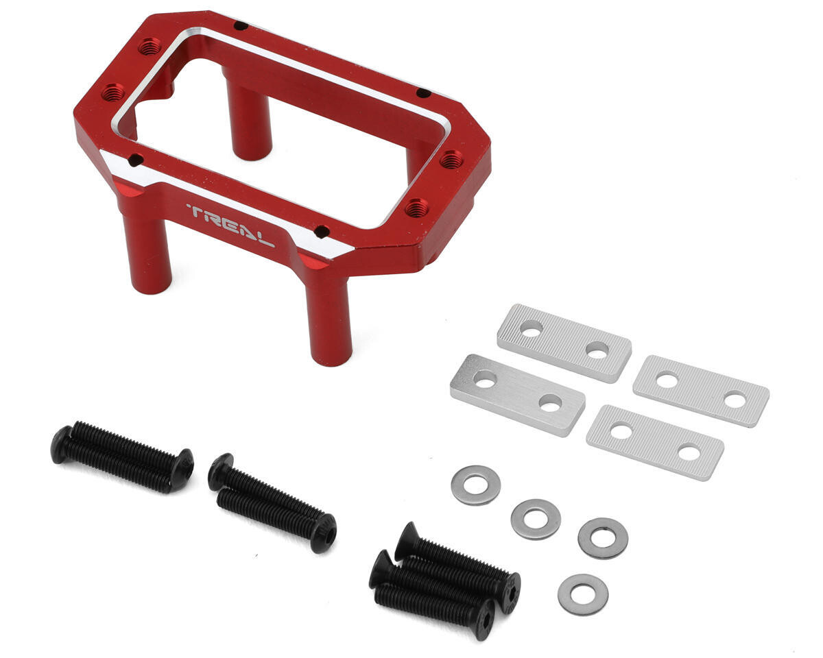 X0037VYXRB Treal Hobby Arrma Kraton 6S EXB Aluminum Servo Mount (Red)