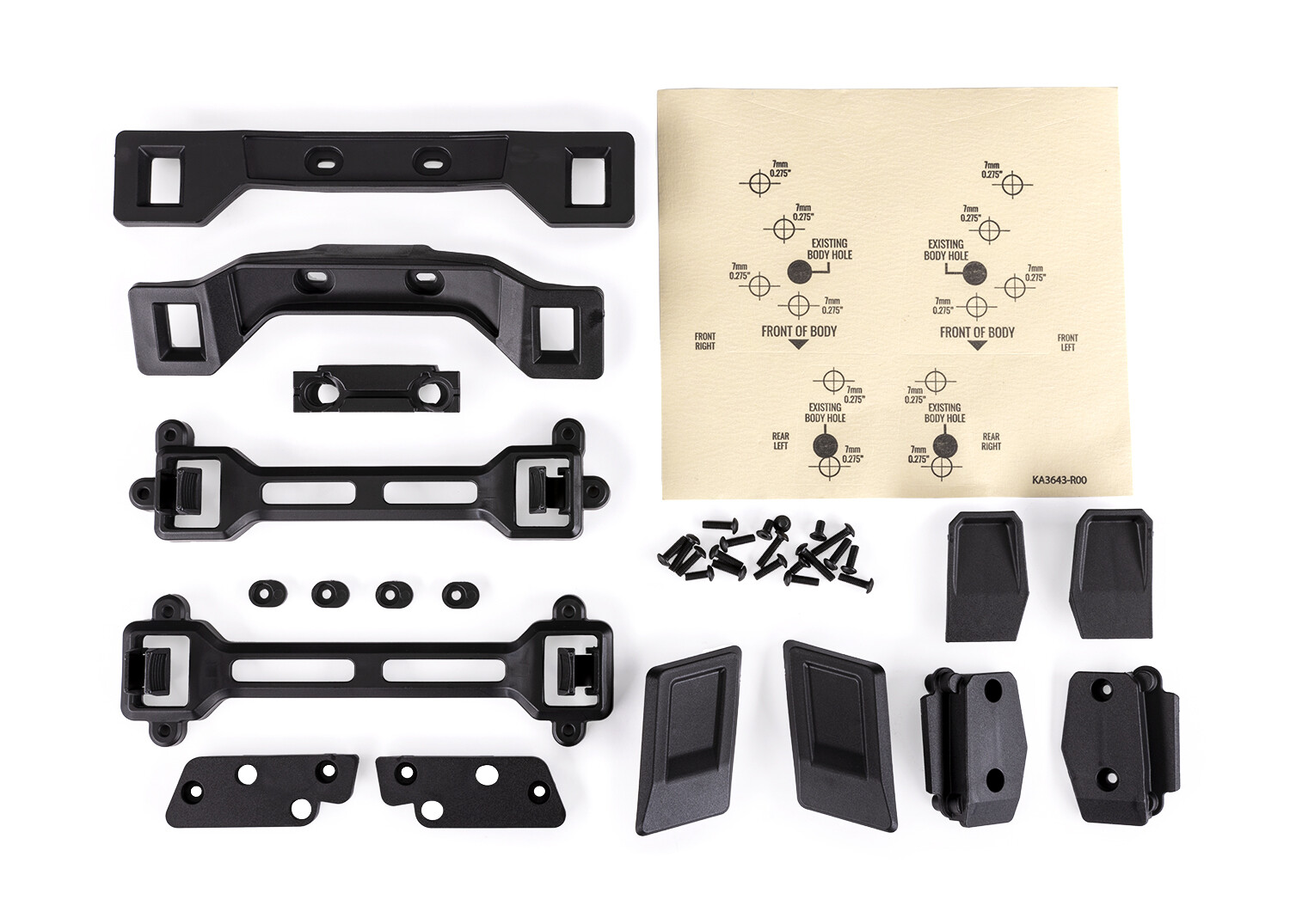 6928 BODY CONVERSION KIT SLASH 4X4 (for clipless mounting)