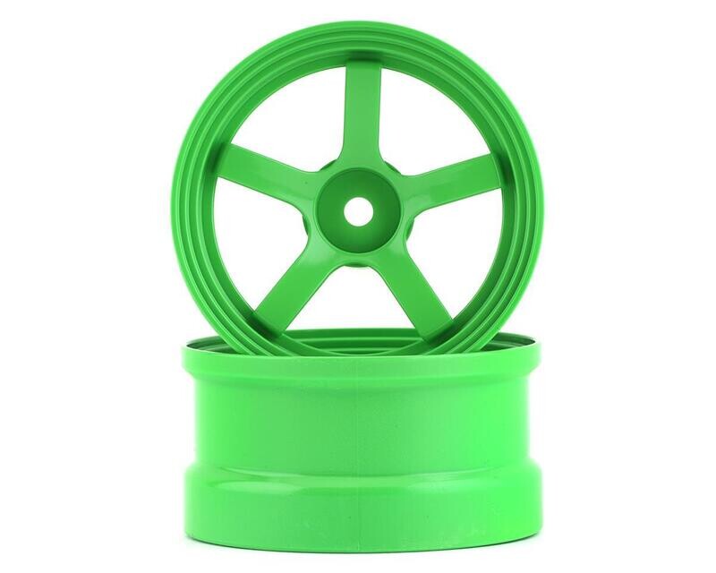 RW-DP5G6 REVE D Drift Wheel DP5 (Light Green, Offset 6, 2pcs)