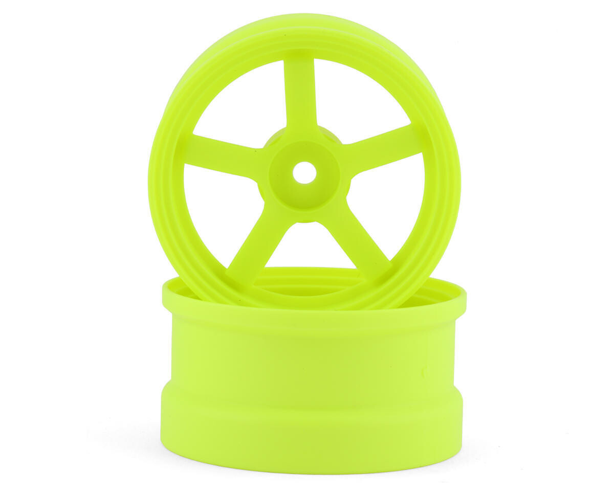 RW-DP5Y6 Reve D DP5 Drift Wheel w/12mm Hex (Yellow) (2) (6mm Offset)