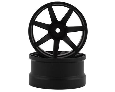 RW-JD7MK6 Reve D JD7 Drift Wheel (Black) (2) (8mm Offset) w/12mm Hex