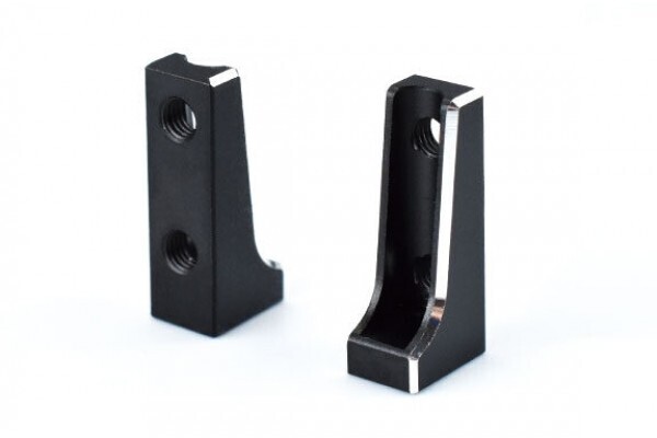 RD-018 Reve D RDX Aluminum Servo Mount (Black) (2)